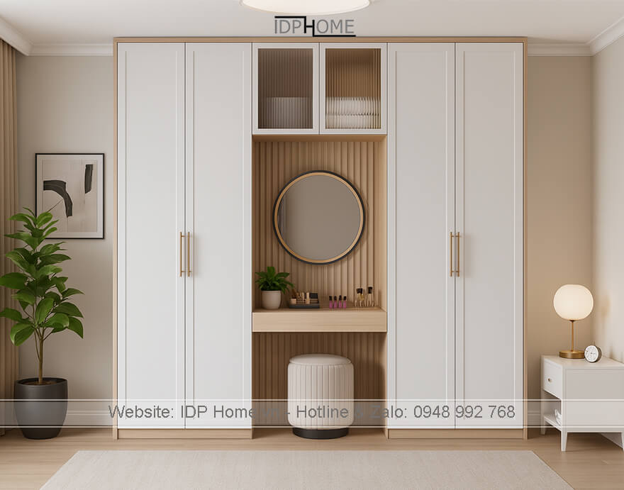 Tủ quần áo kết hợp bàn trang điểm TA6835 7 Tủ quần áo kết hợp bàn trang điểm