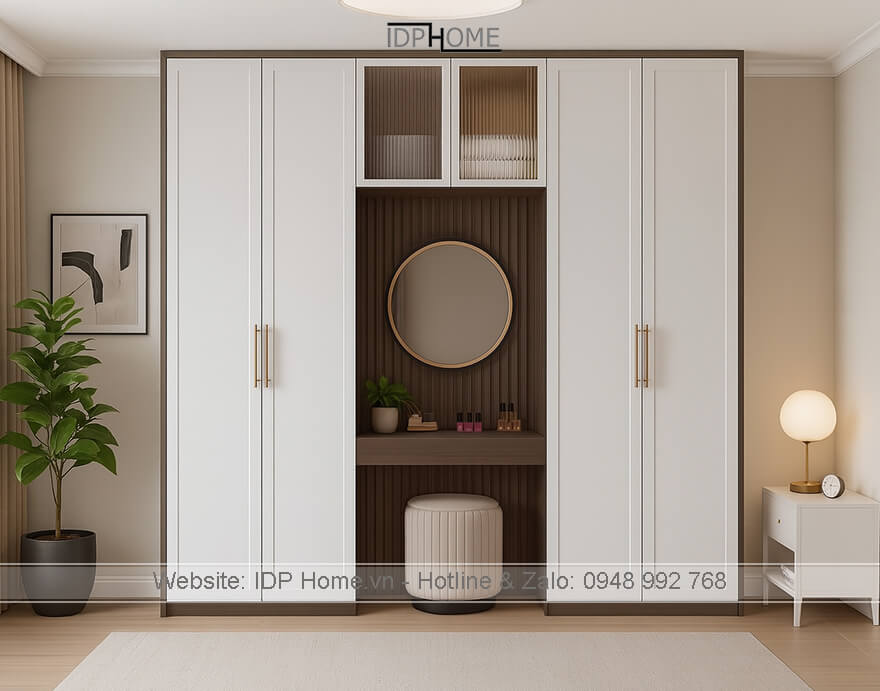 Tủ quần áo kết hợp bàn trang điểm TA6835 6 Tu quan ao ket hop ban trang diem TA6835