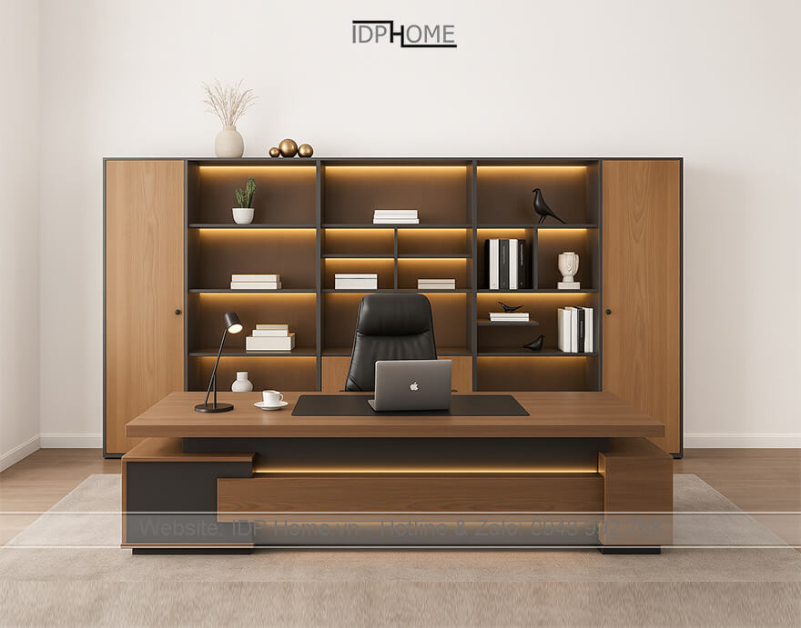 Tủ tài liệu gỗ TL6806 6 Tu tai lieu go TL6806