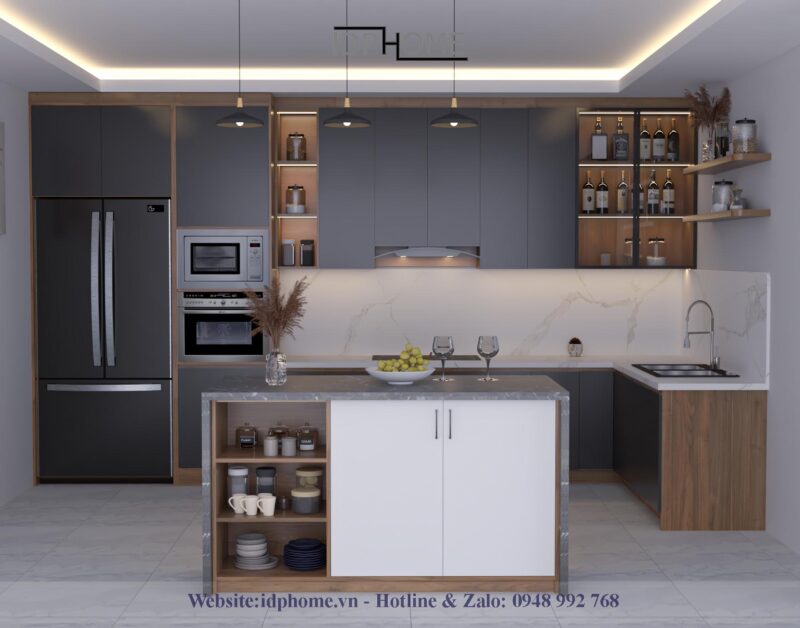 Kích thước bàn đảo bếp BD6815