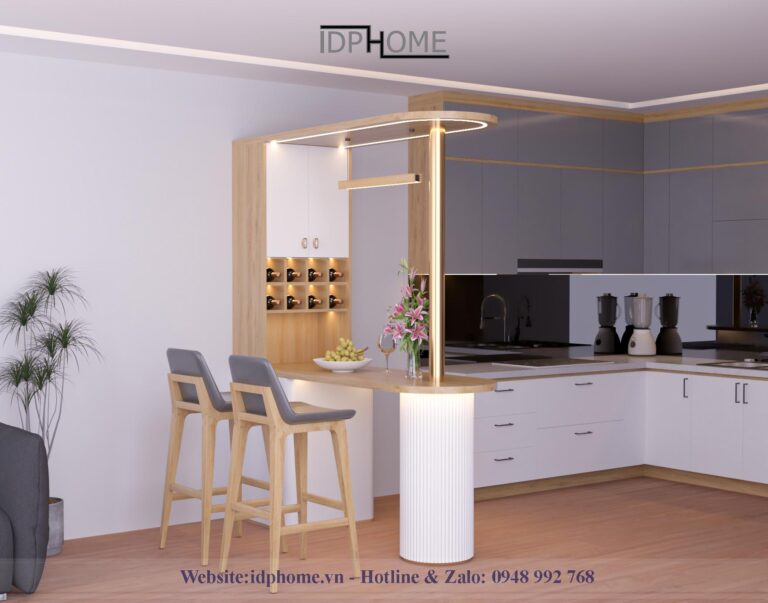 Quầy bar bếp hiện đại BD6811