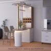 Quầy bar ngăn bếp và phòng khách BD6811