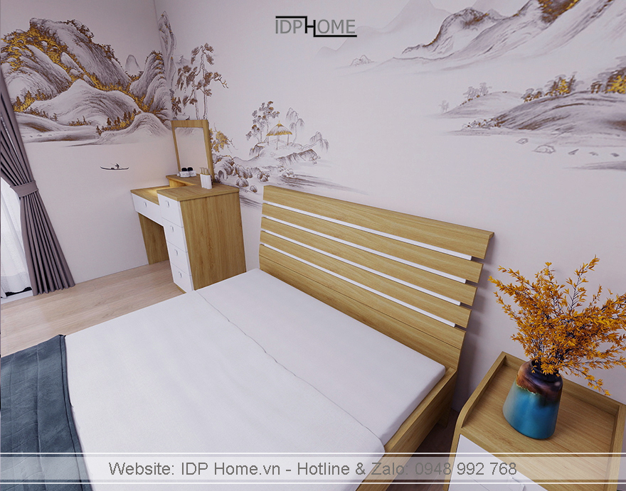 Giường ngủ GD6838 11 Giuong ngu dau giuong dang lam go GD6838
