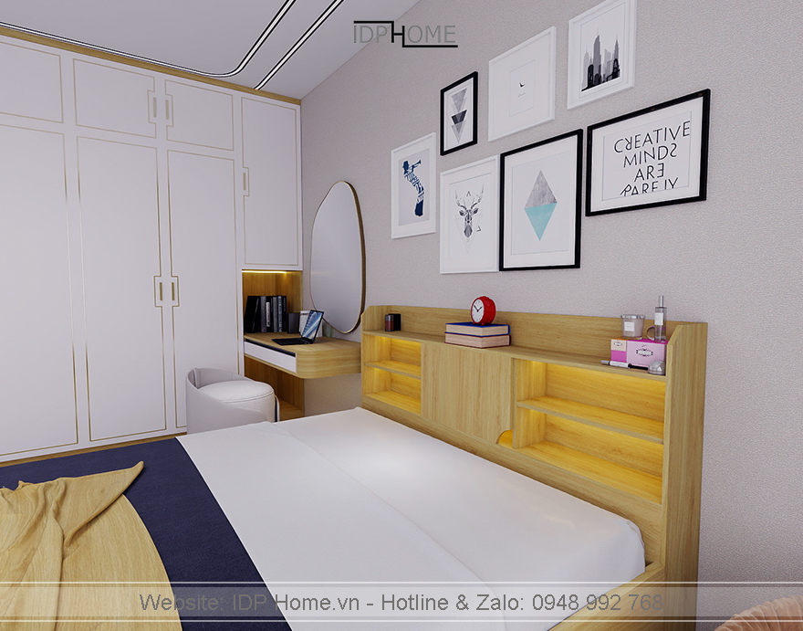 Giường ngủ gỗ công nghiệp GD6839 10 Mau giuong go cong nghiep GD6839