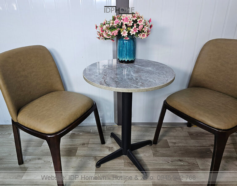 Bàn trà tròn chân sắt SP6824