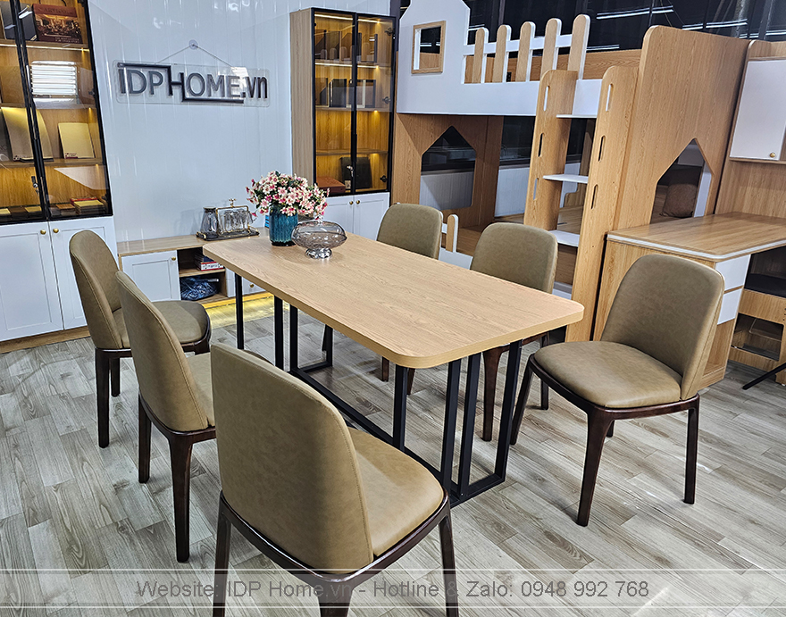 Bàn ăn 6 người BA6809 8 Ban an cho 6 nguoi BA6809