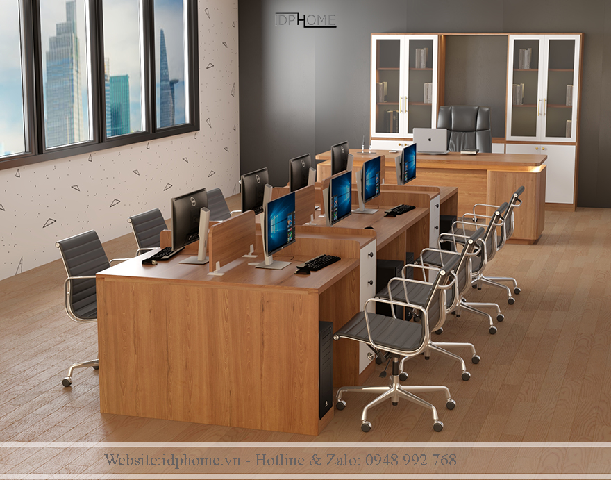 bàn làm việc đẹp hiện đại