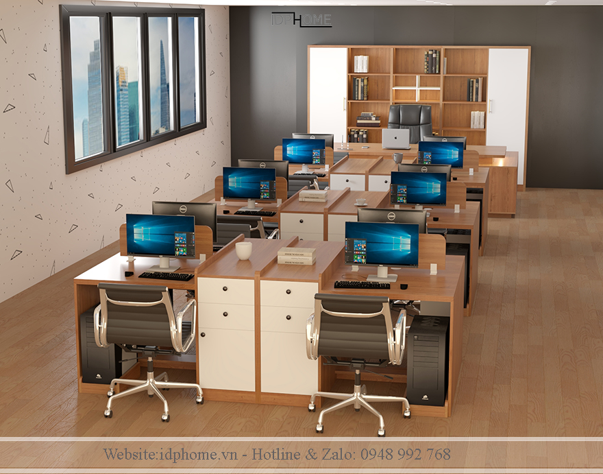 mẫu bàn làm việc đẹp hiện đại