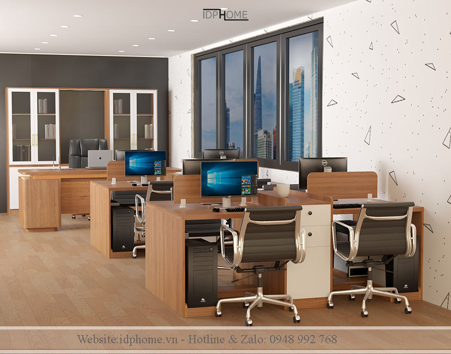 mẫu bàn làm việc đẹp hiện đại