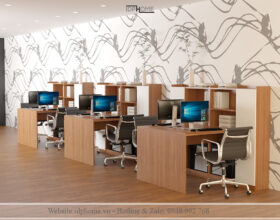 Mẫu bàn làm việc văn phòng đẹp BV6807