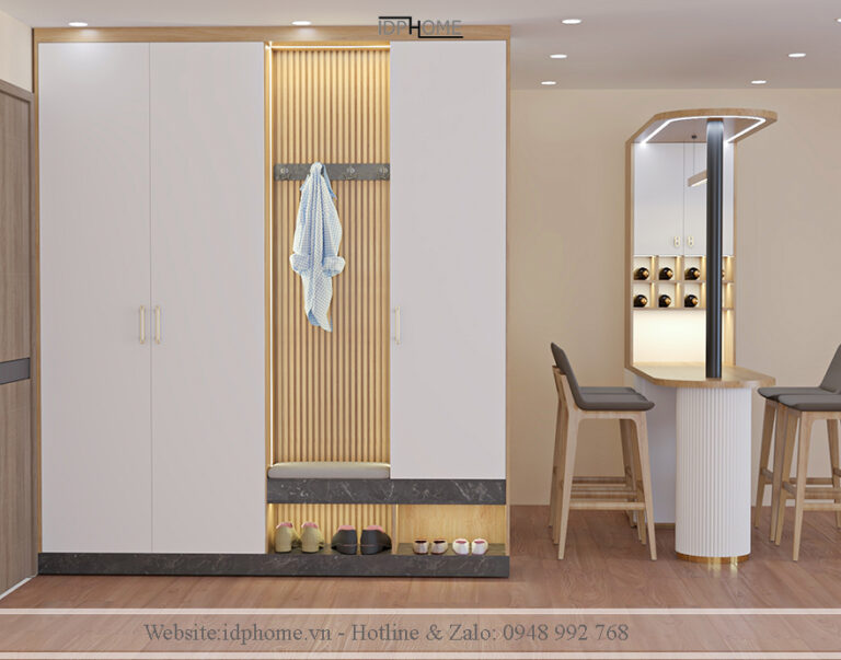 Tủ giày có ghế ngồi TG6817