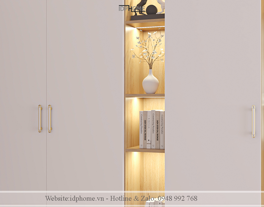 Tu giay kich tran tich hop den led TG6819