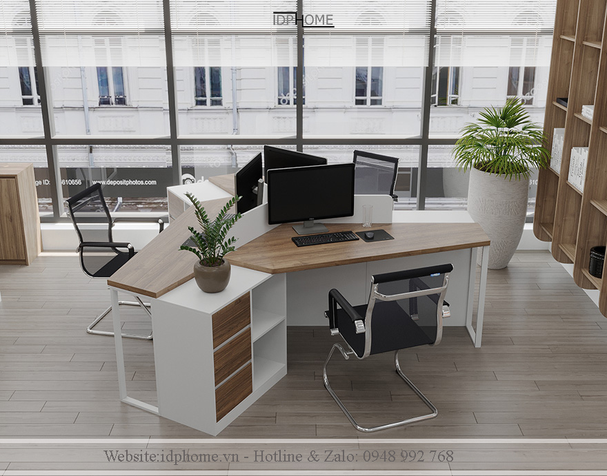 cum ban lam viec 3 nguoi BV6812