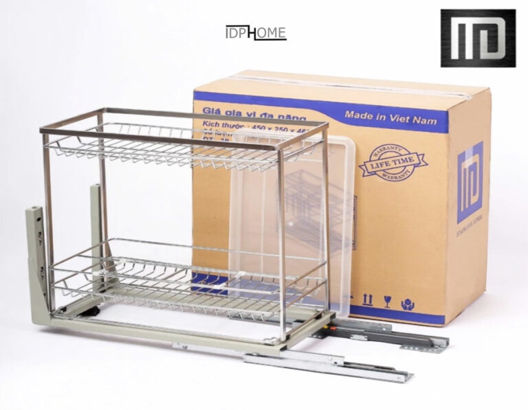 Giá gia vị bắt mặt đáy inox 304