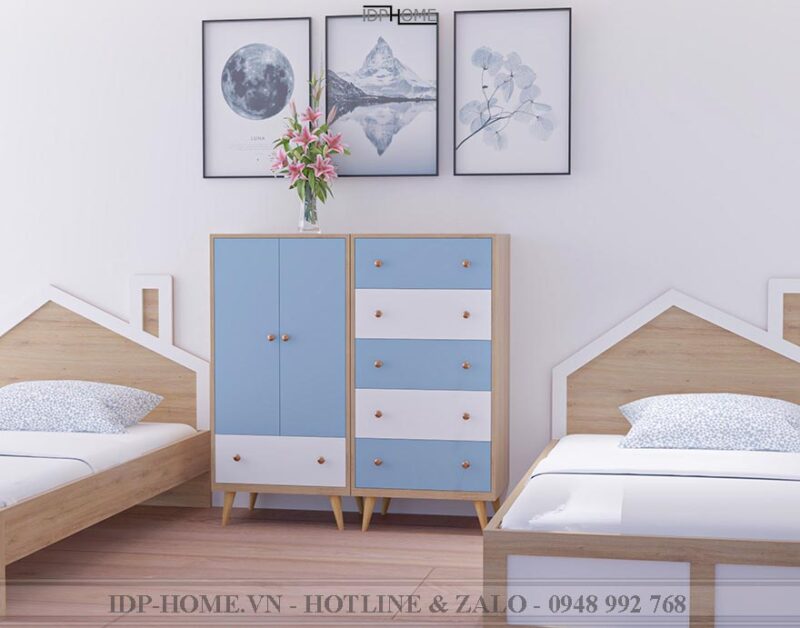 Tủ đựng quần áo trẻ sơ sinh TA6819