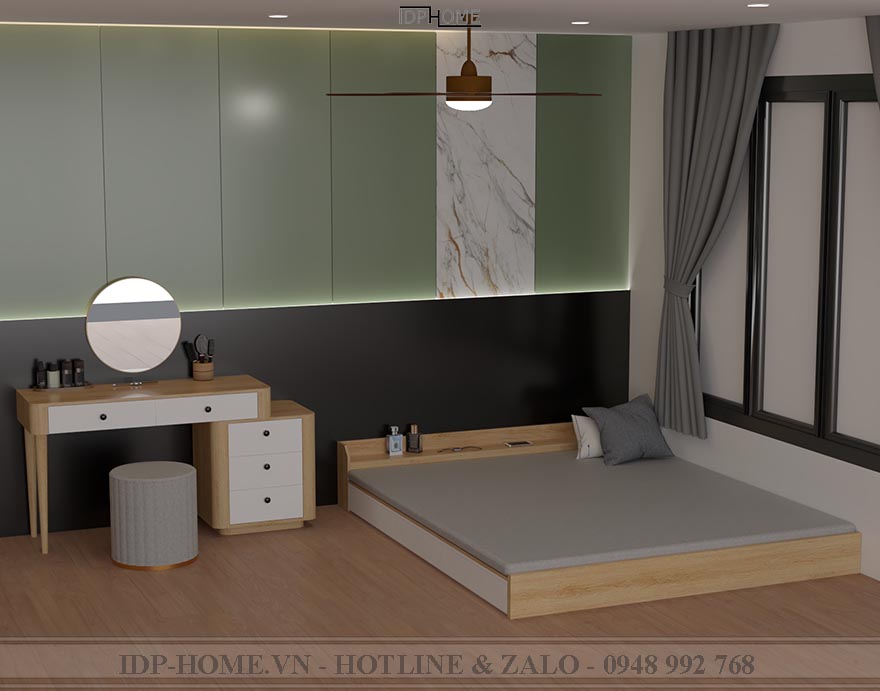 Giường bệt kiểu Nhật GD6826