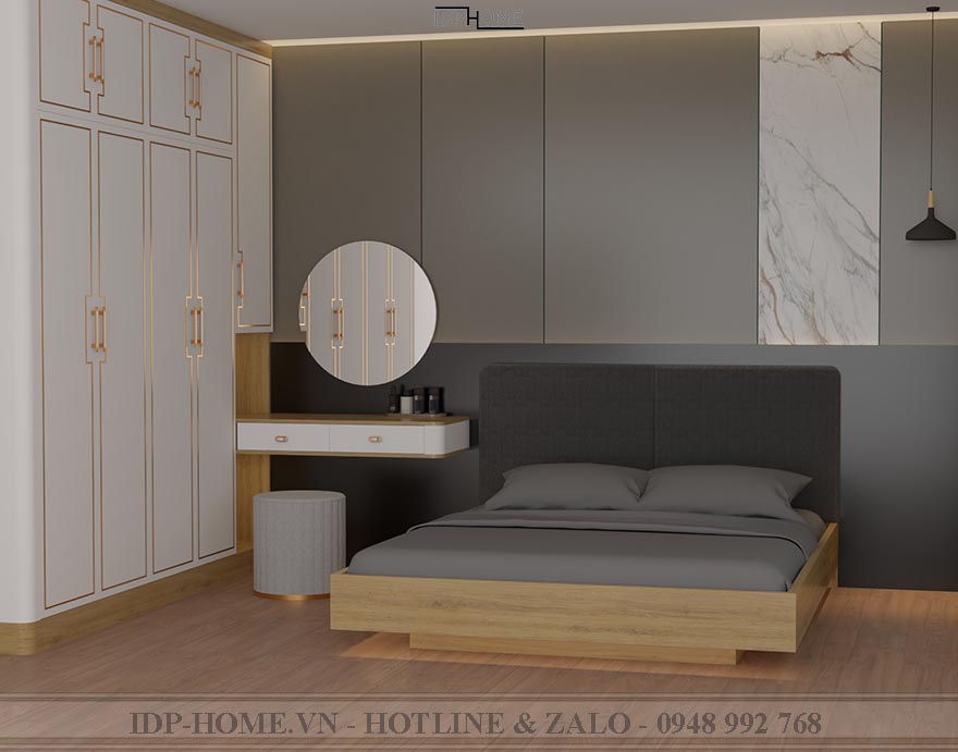 Giường bọc da GD6835