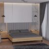 Giường bọc nệm 1m6 GD6829