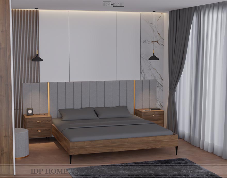 Giường bọc nệm GD6829