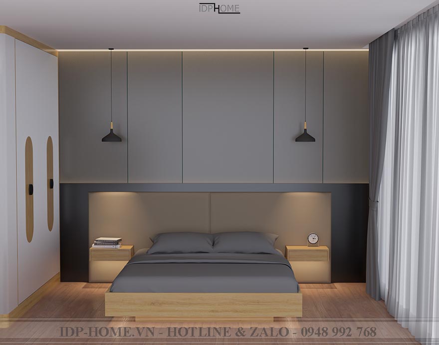 Giường bọc nệm cao cấp GD6836