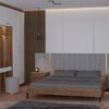 Giường bọc nệm đầu giường GD6829