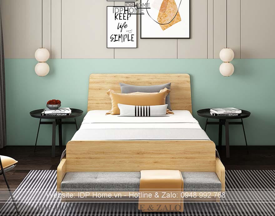 giường ngủ cho trẻ em 1m2 x 2m