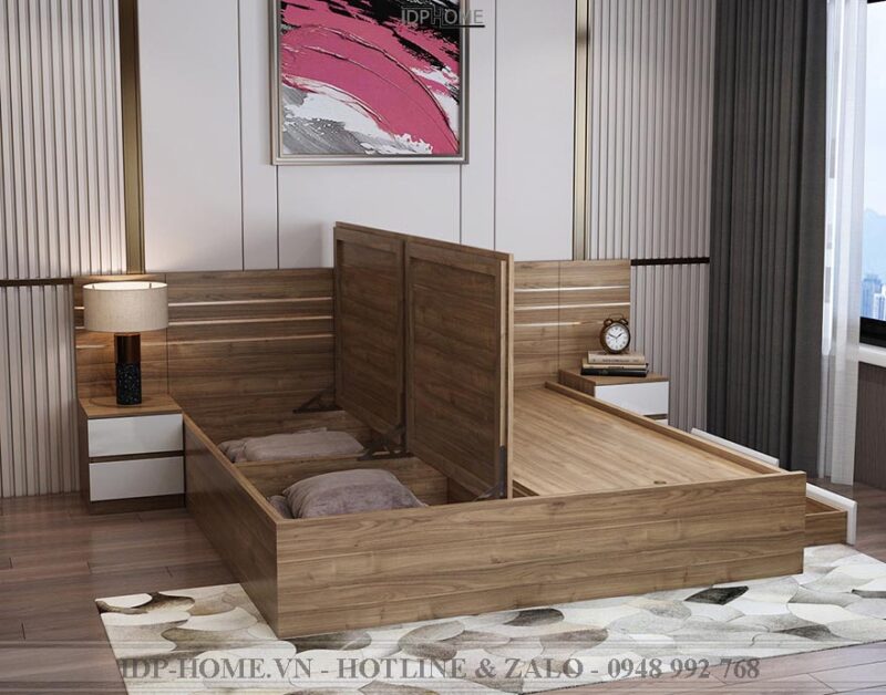 Giường có ngăn kéo ở dưới GD6817