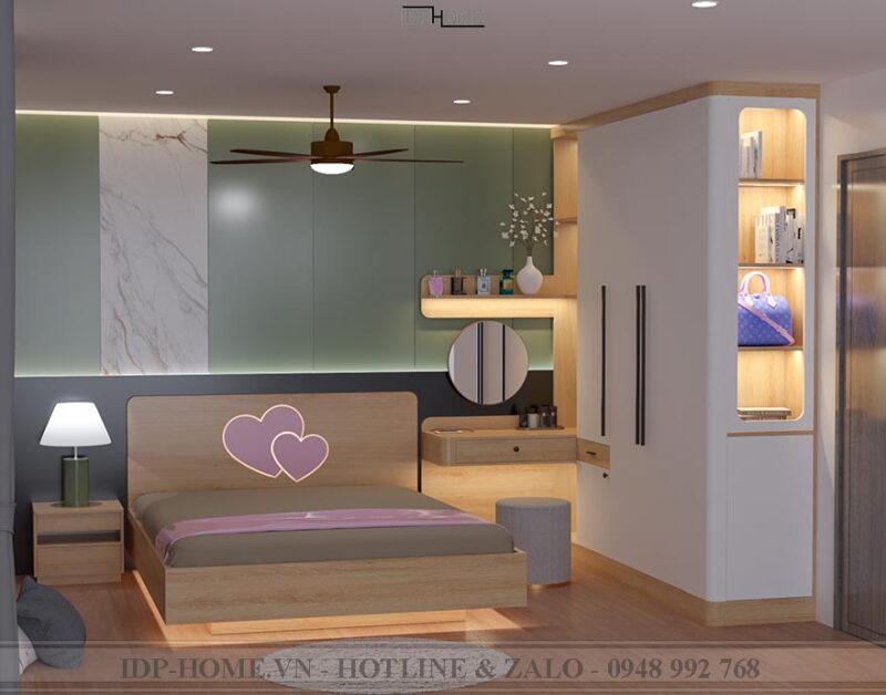 Giường cưới đẹp GD6818