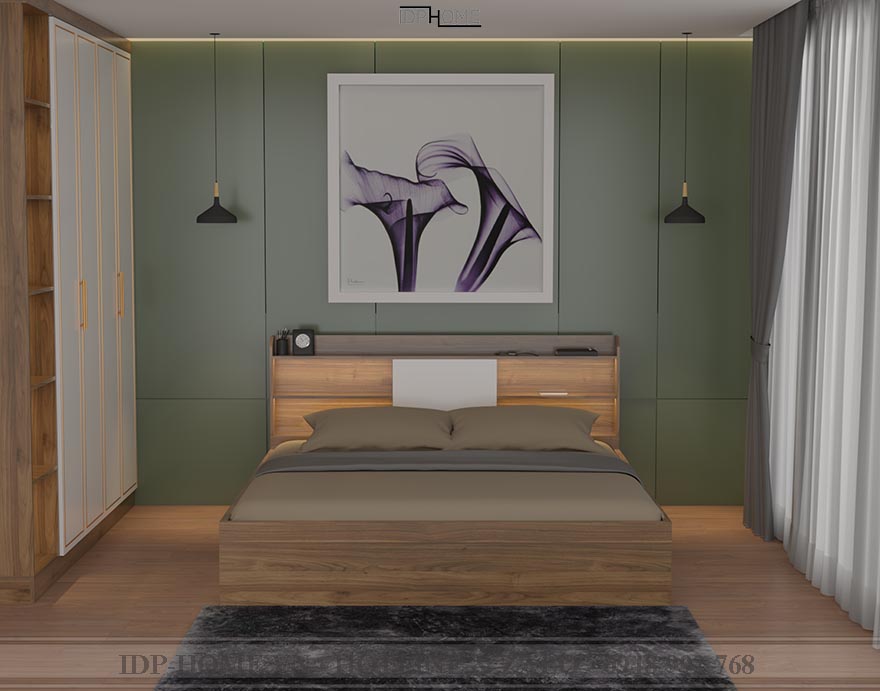 Giường gỗ công nghiệp GD6832
