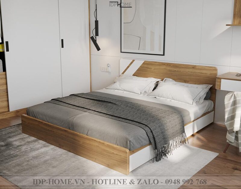 Giường hộp bằng gỗ GD6825