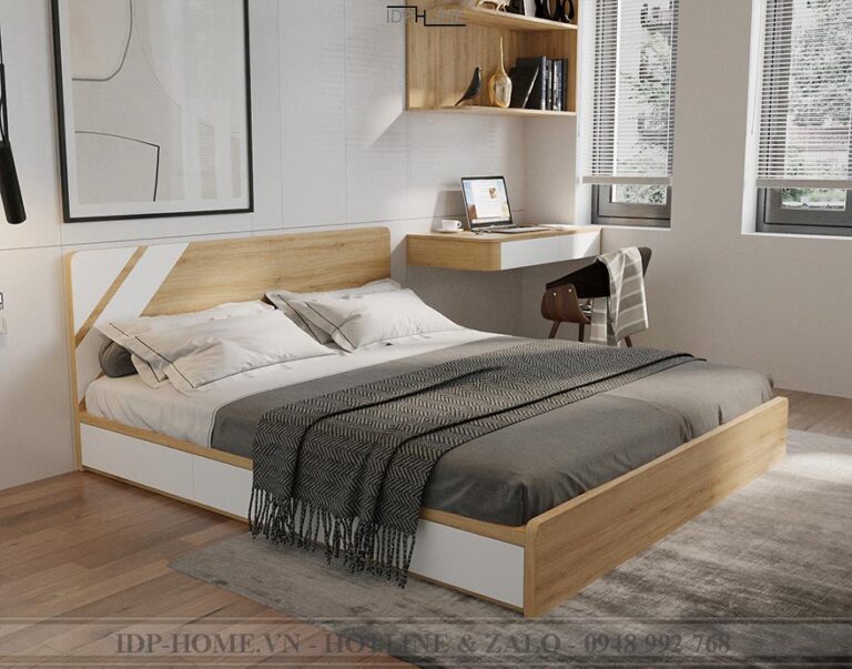Giường hộp gỗ GD6825