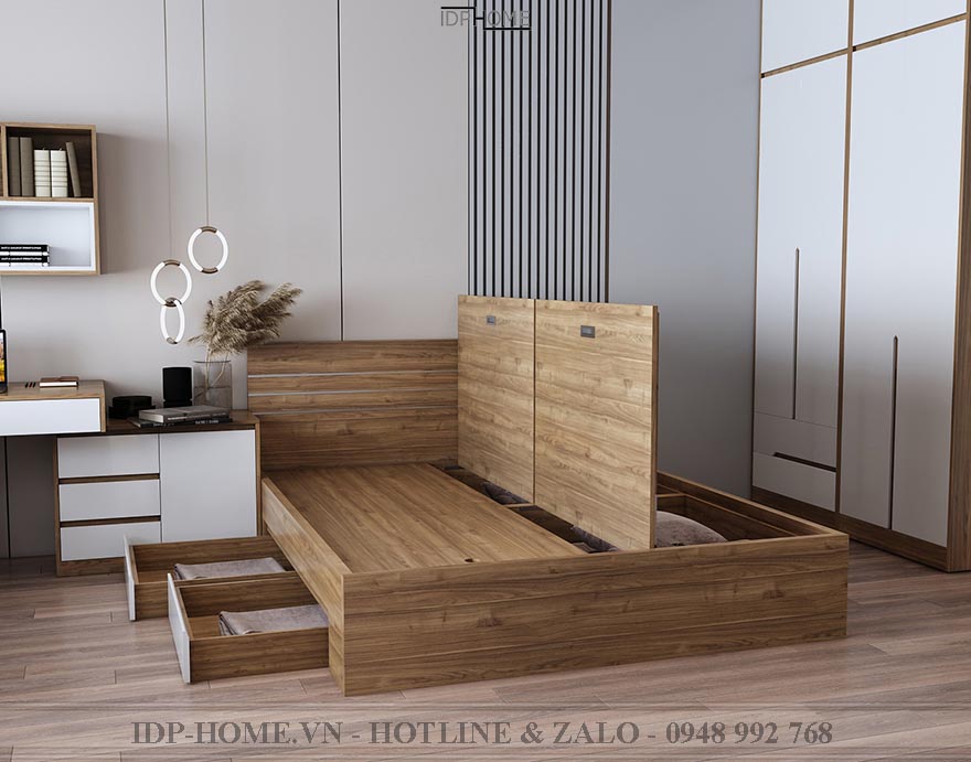 Giường có hộc kéo