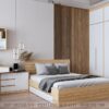 Giường ngủ 1m8x2m có ngăn kéo GD6816