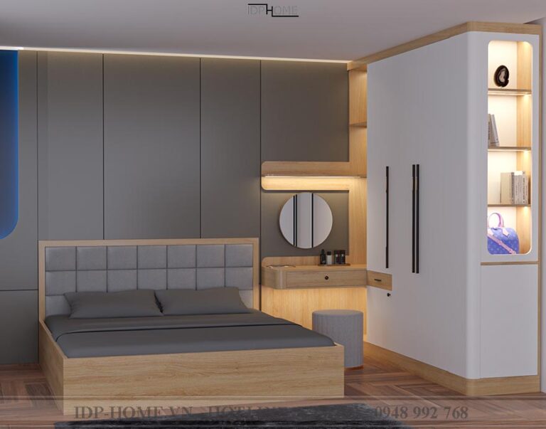 Giường ngủ bọc nệm GD6828