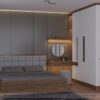 Giường ngủ bọc nệm hiện đại GD6828