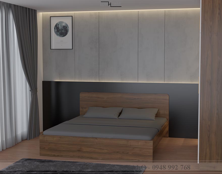 Giường ngủ cho phòng trọ GD6820