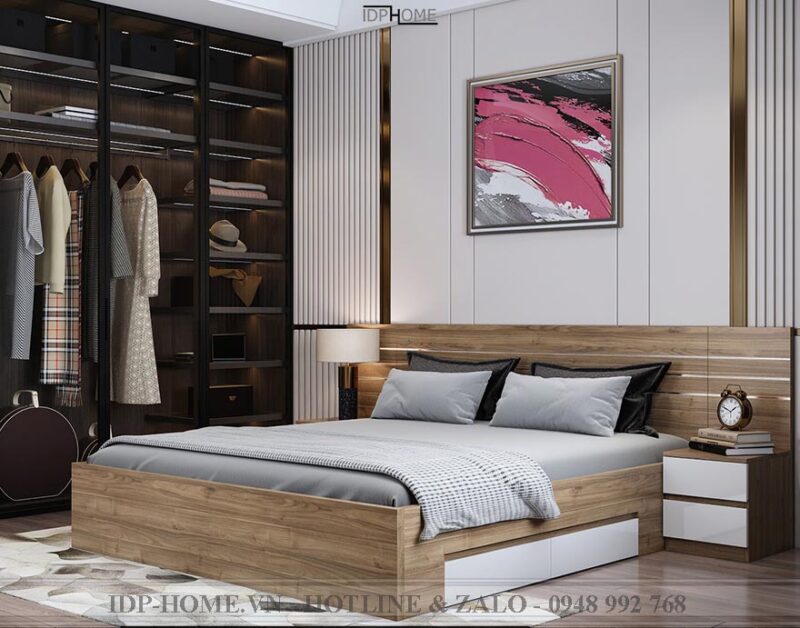 Giường ngủ có ngăn kéo GD6817