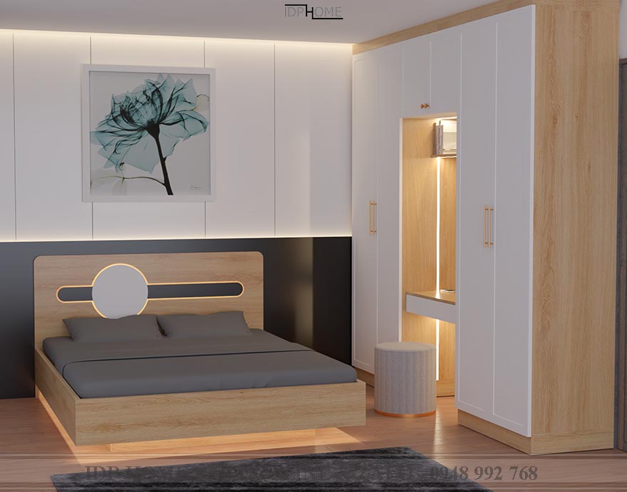 Giường ngủ đẹp sang trọng GD6821