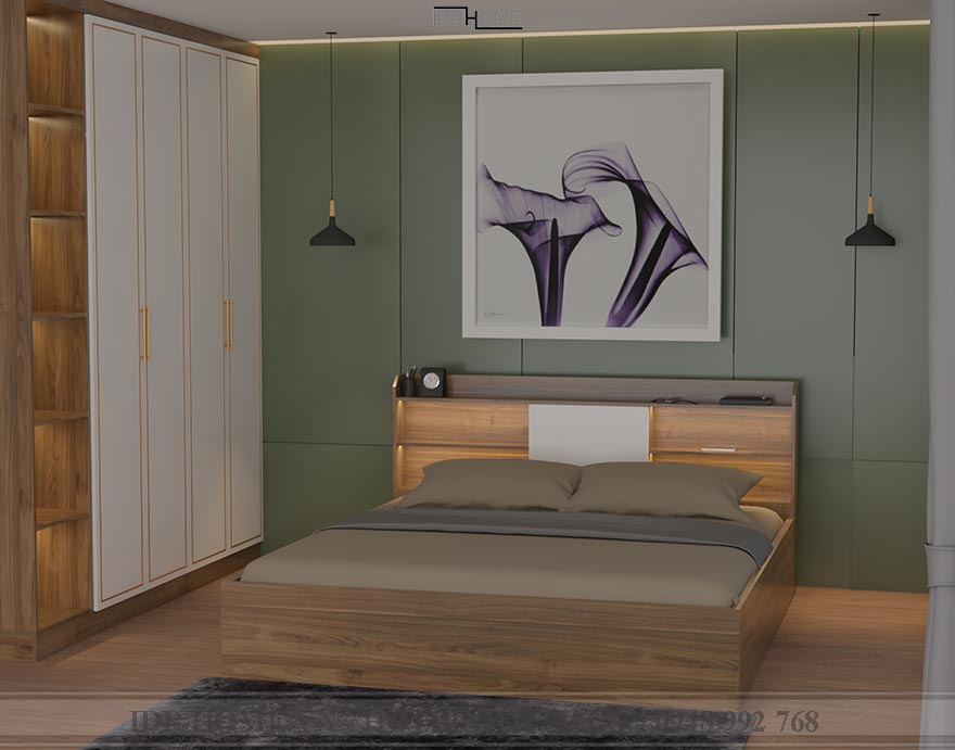 Giường ngủ gỗ công nghiệp GD6832