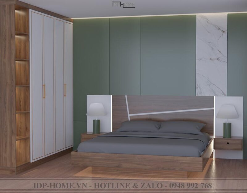 Giường ngủ gỗ MDF GD6833