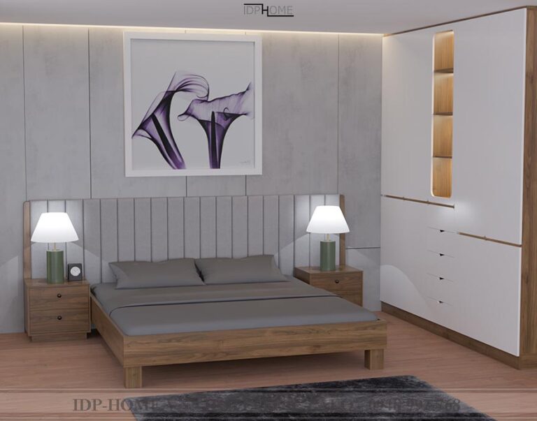 Giường ngủ hiện đại đơn giản GD6827