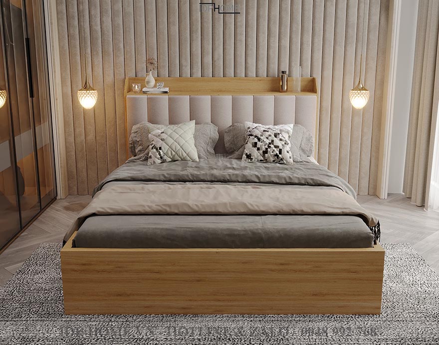 Giường ngủ MDF đẹp GD6834