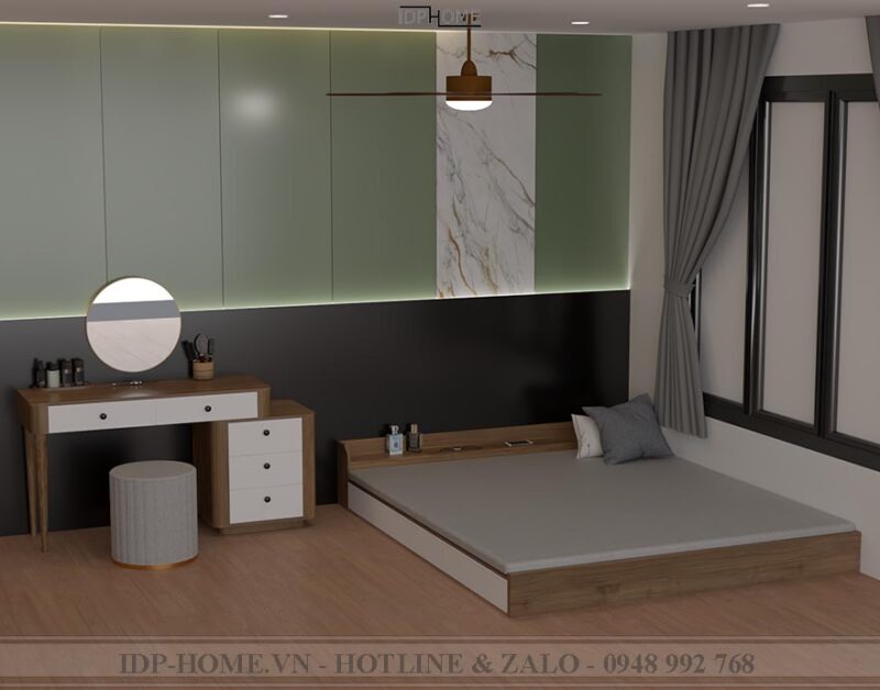 Giường phản thấp GD6826