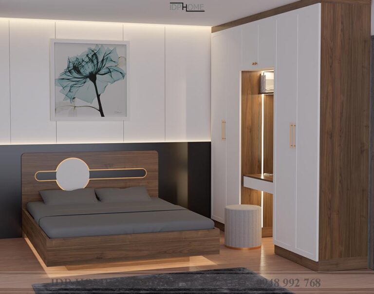 Giường phòng ngủ đẹp hiện đại GD6821