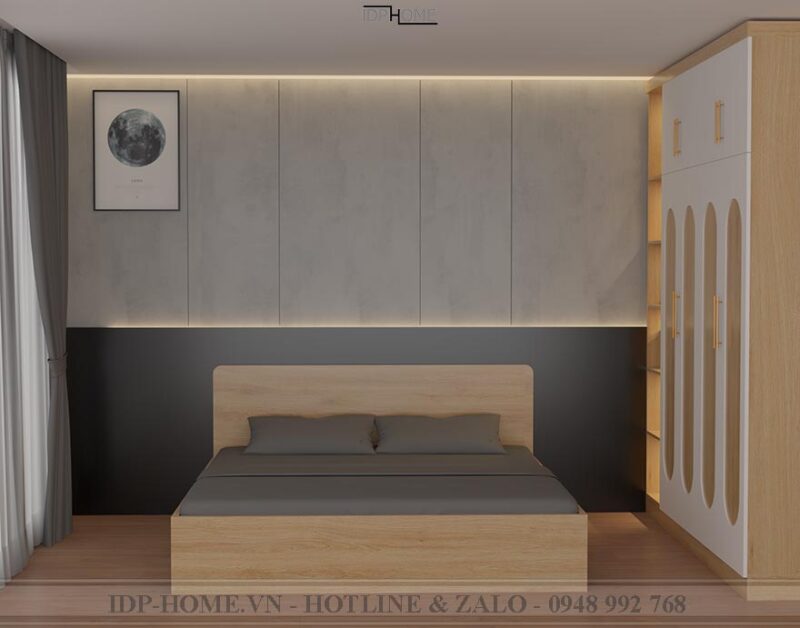 Mẫu giường cho phòng trọ GD6820