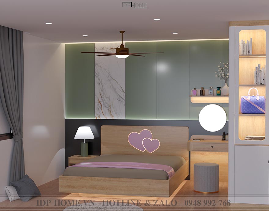 Mẫu giường cưới đẹp GD6818