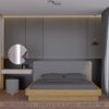 Mẫu giường ngủ kiểu Nhật GD6837