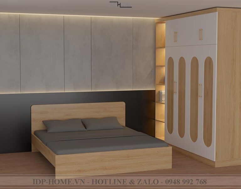 Mẫu giường phòng trọ GD6820
