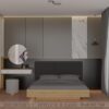 Giường ngủ bọc da hiện đại GD6835