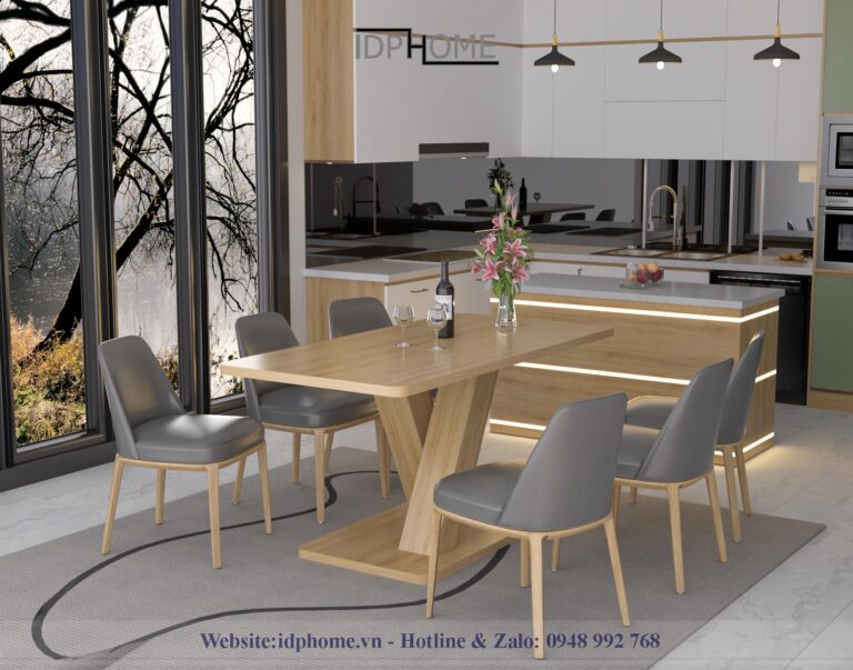 Bàn ăn đơn giản đẹp hiện đại BA6810
